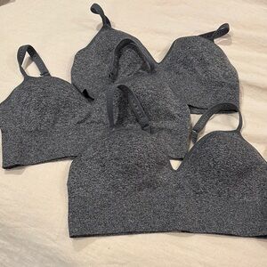 Athleta Charcoal Bralette Set